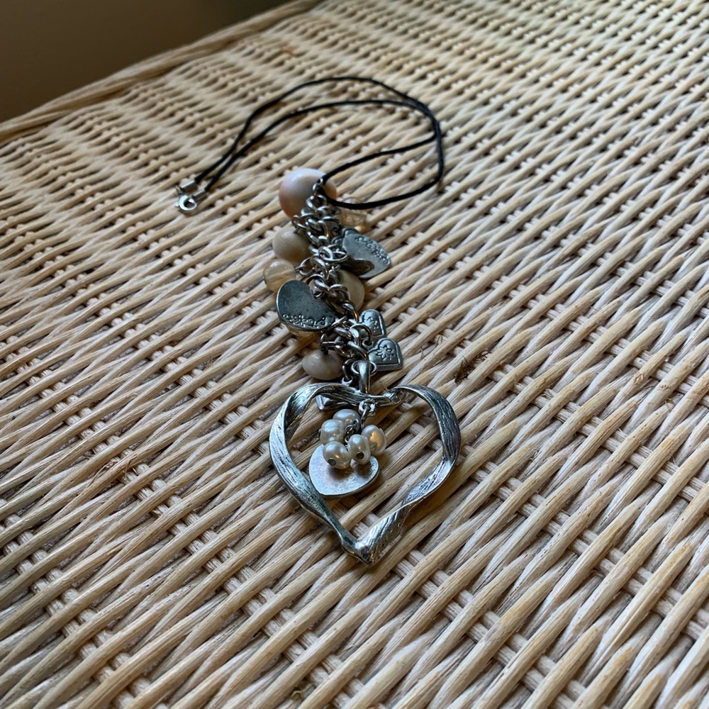 Faux Seashell Pearl Necklace